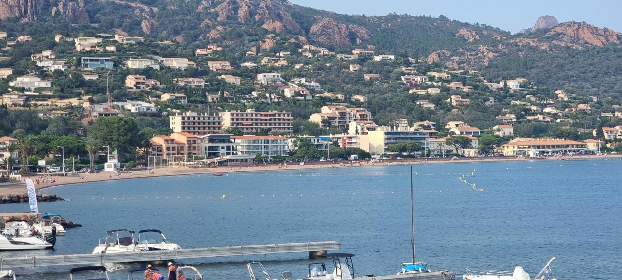 Agay Cap Esterel Le Hameau F2 Clim Plein Sud Dernier Etage Magnifique Vue Mer Saint-Raphaël Exterior foto