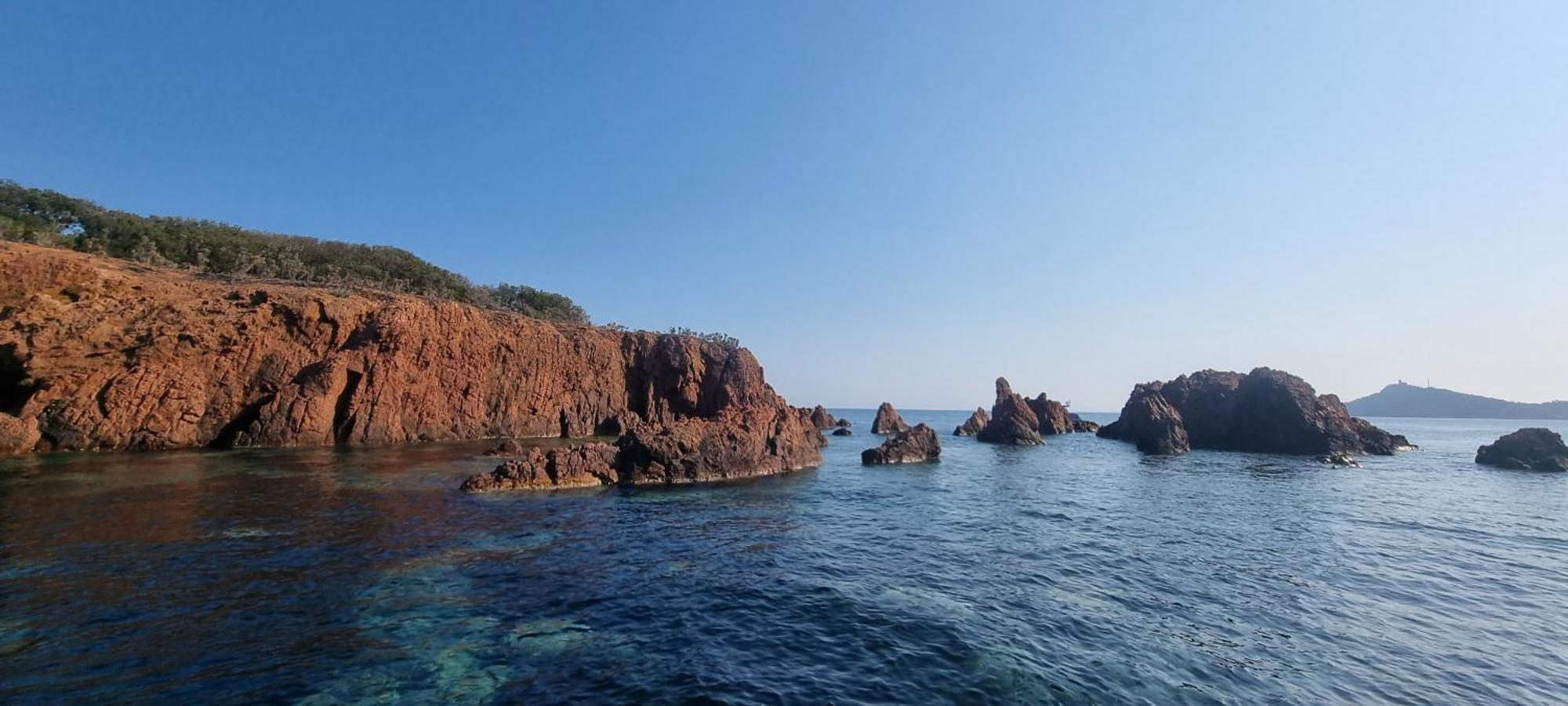 Agay Cap Esterel Le Hameau F2 Clim Plein Sud Dernier Etage Magnifique Vue Mer Saint-Raphaël Exterior foto