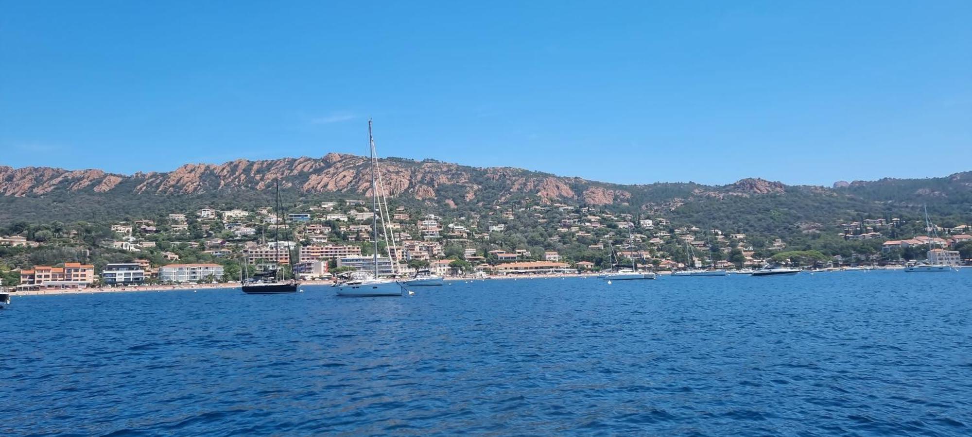 Agay Cap Esterel Le Hameau F2 Clim Plein Sud Dernier Etage Magnifique Vue Mer Saint-Raphaël Exterior foto