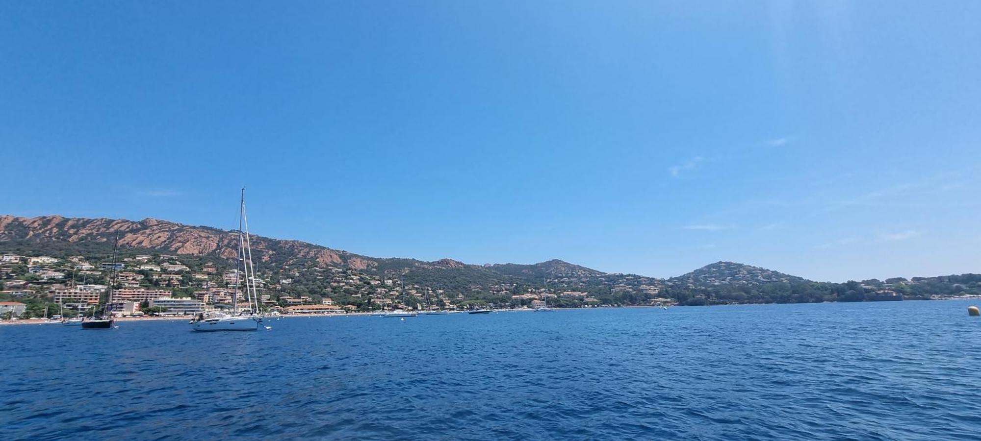 Agay Cap Esterel Le Hameau F2 Clim Plein Sud Dernier Etage Magnifique Vue Mer Saint-Raphaël Exterior foto